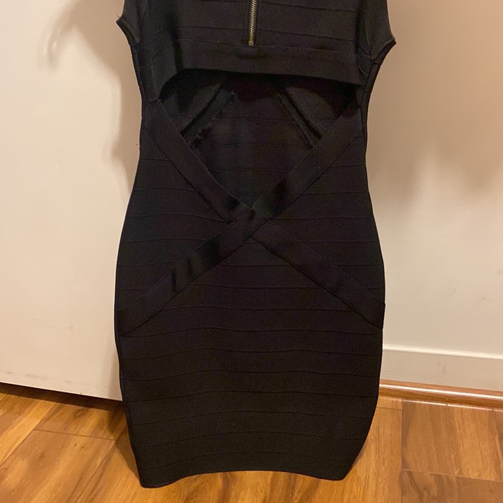 Guess Black Bandage Dress